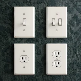 Electrical switch outlet